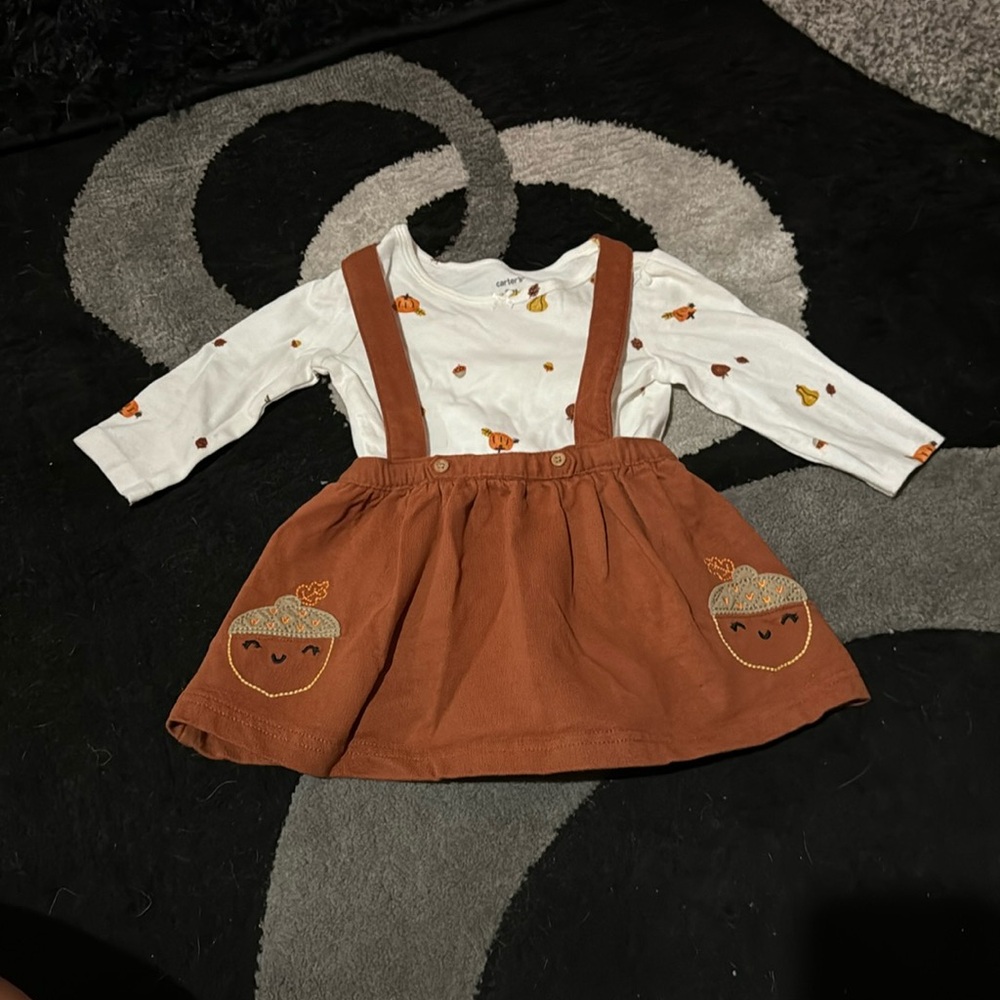 Thanksgiving/Fall Baby Outfit (size 9 month)